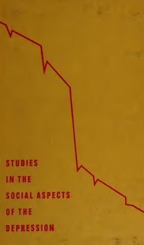 Research memorandum on crime in the depression