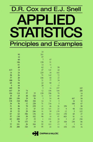 Applied statistics: principles and examples
