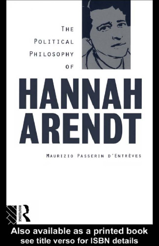The Political Philosophy of Hannah Arendt: OPR