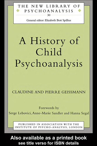 A History of Child Psychoanalysis