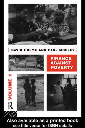 Finance Against Poverty Volume 1