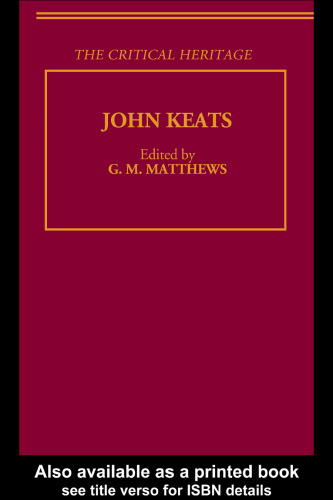 John Keats: The (The Collected : the Romantics)