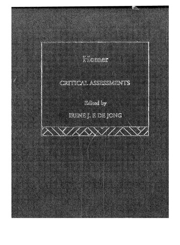 Homer: Critical Assessments