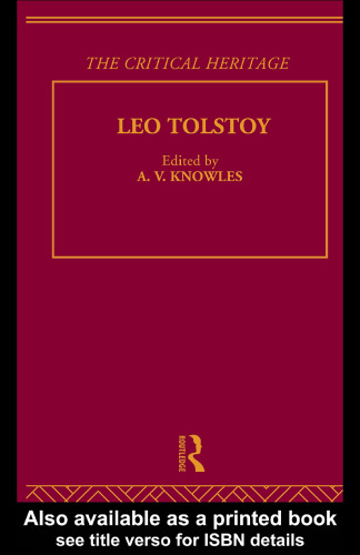 Count Lev Nikolaevich Tolstoy