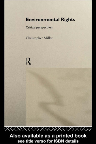 Environmental Rights: Critical Perspectives