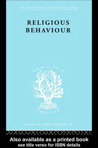 The Sociology of Religion: Religious Behaviour