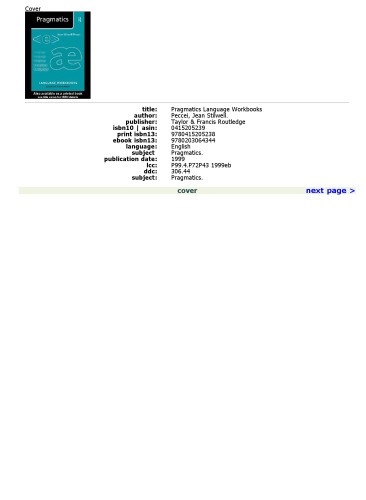 Pragmatics (Language Workbooks)