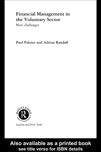 Financial Management in the Voluntary Sector: An Introduction