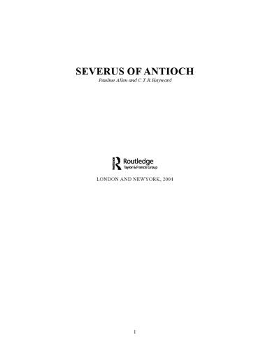 Severus of Antioch (The Early Church Fathers)