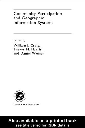 Community Participation and Geographical Information Systems