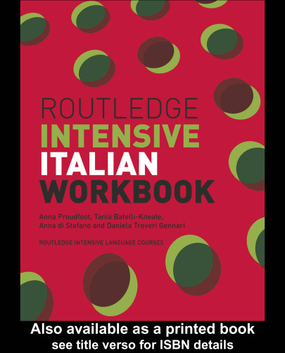 Routledge Intensive Italian Workbook ()