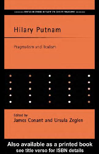 Putnam Pragmatism & Realism
