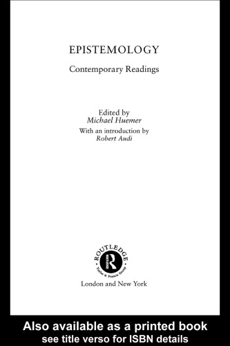 Epistemology: Contemporary Readings