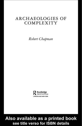 Archaeologies of complexity
