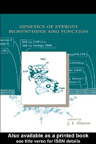 Genetics of Steroid Biosynthesis And Function