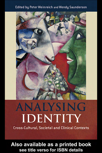 Analysing Identity: Cross-Cultural, Societal and Clinical Contexts