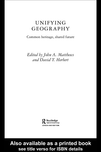 Unifying Geography: Common Heritage, Shared Future
