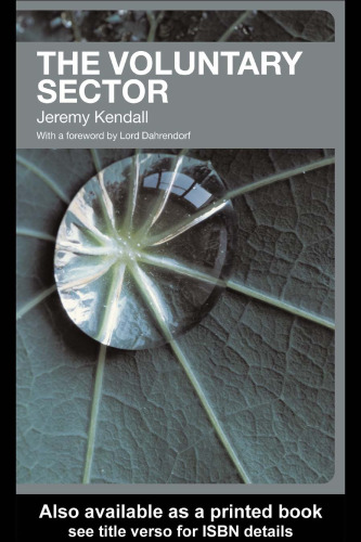 The Voluntary Sector: Comparative Perspectives in the UK