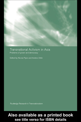 Transnational activism in Asia: problems of power and democracy