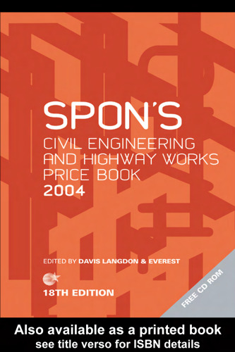 Spon's Civil and Highway Works Price Book 2004