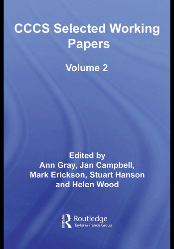 CCCS Selected Working Papers Vol.2