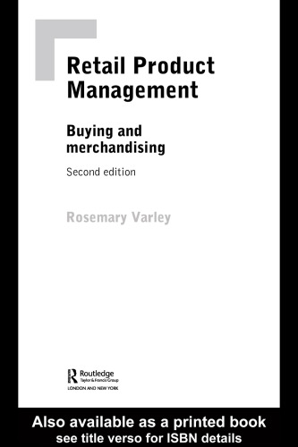 Retail Product Management Buying and Merchandising