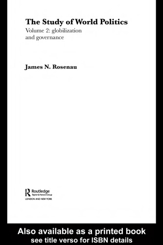 Study of World Politics: Volume II: Globalization and Governance