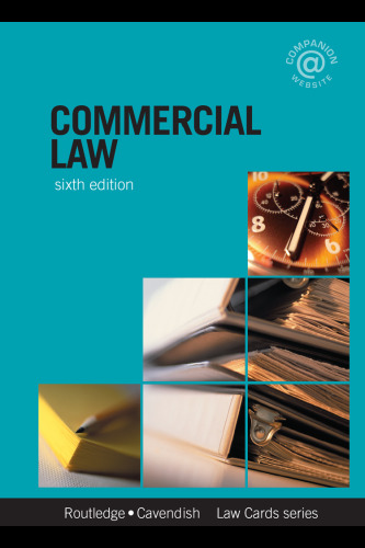 Commercial Lawcards 6 e: Seventh Edition