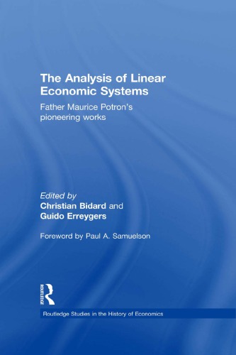 The Analysis of Linear Economic Systems: Father Maurice Potron’s Pioneering Works