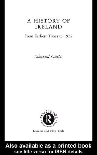 A History of Medieval Ireland: From 1086 to 1513