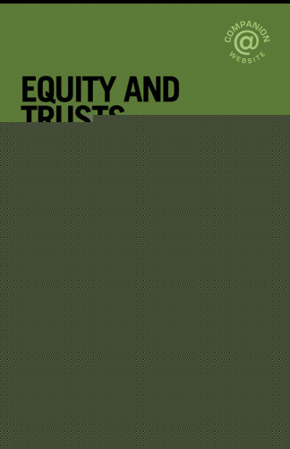 Equity and Trusts Lawcards 2010-2011