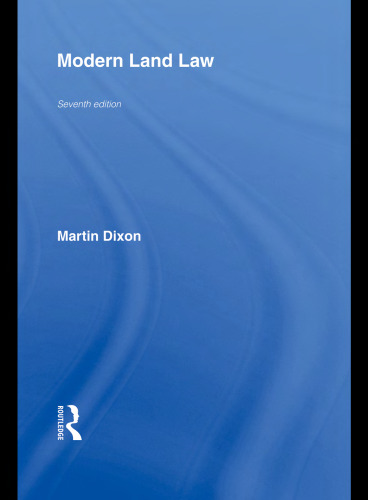 Modern Land Law