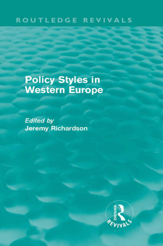 Policy Styles in Western Europe