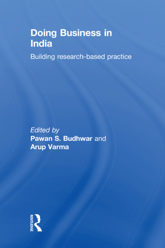 Doing business in India: building research-based practice