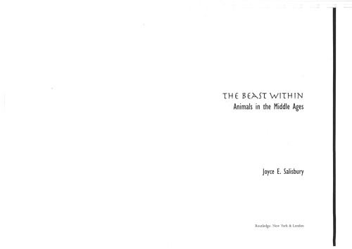 The Beast Within: Animals in the Middle Ages
