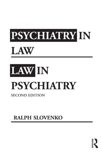 Psychiatry in Law Law in Psychiatry