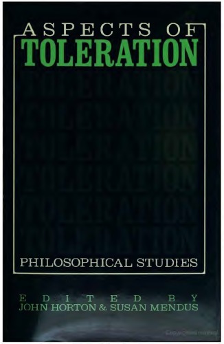Aspects of Toleration: Philosophical Studies