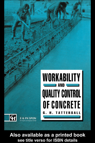 Workability and quality control of concrete