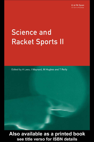 Science and Racket Sports 2 (Science and Racket Sports)