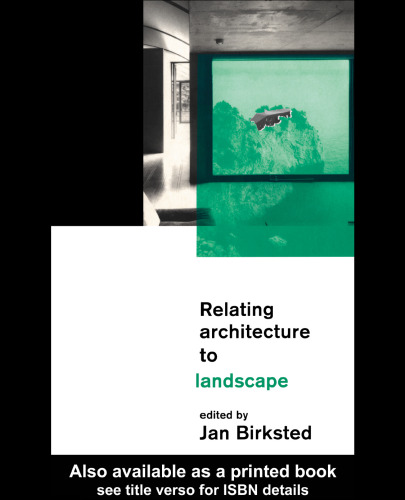 Relating architecture to landscape