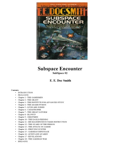 Subspace Encounter (SubSpace 02)