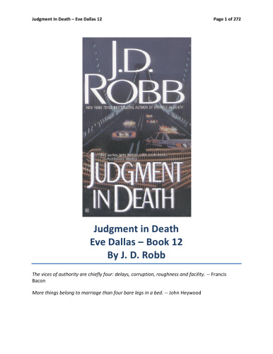 Judgment in Death