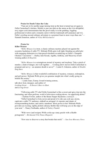 Death Takes the Cake (Della Cooks Mystery)