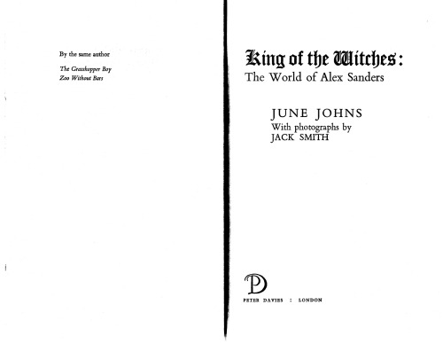King of the Witches: World of Alex Sanders