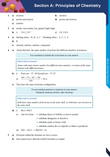 Edexcel Igcse Chemistry. Revision Guide. Solution manual