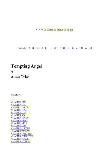 Tempting Angel