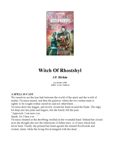 Witch Of Rhostshyl (Silverglass III)