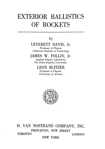 Exterior Ballistics of Rockets