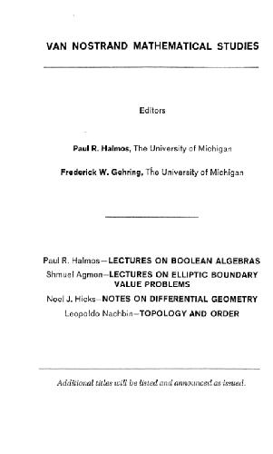 Notes on Differential Geometry