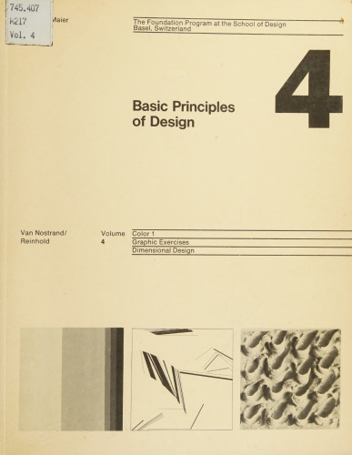 Basic Principles of Design